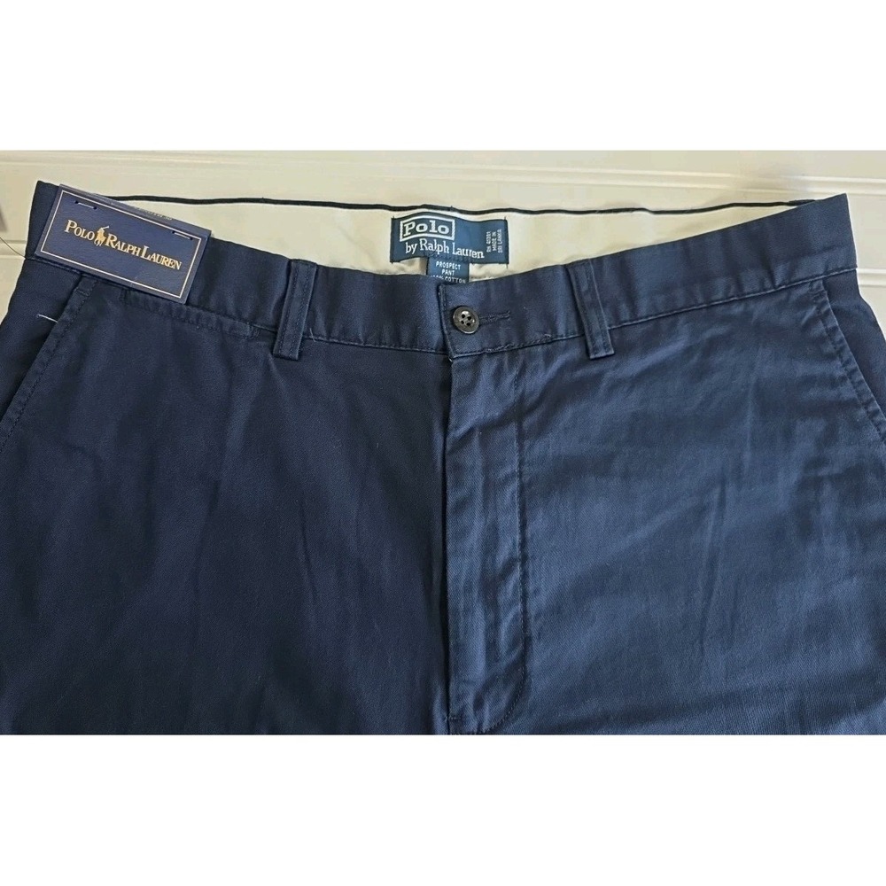 NWT Polo Ralph Lauren Prospect Chino Pants Mens 34x30 Navy Regular Fit Straight